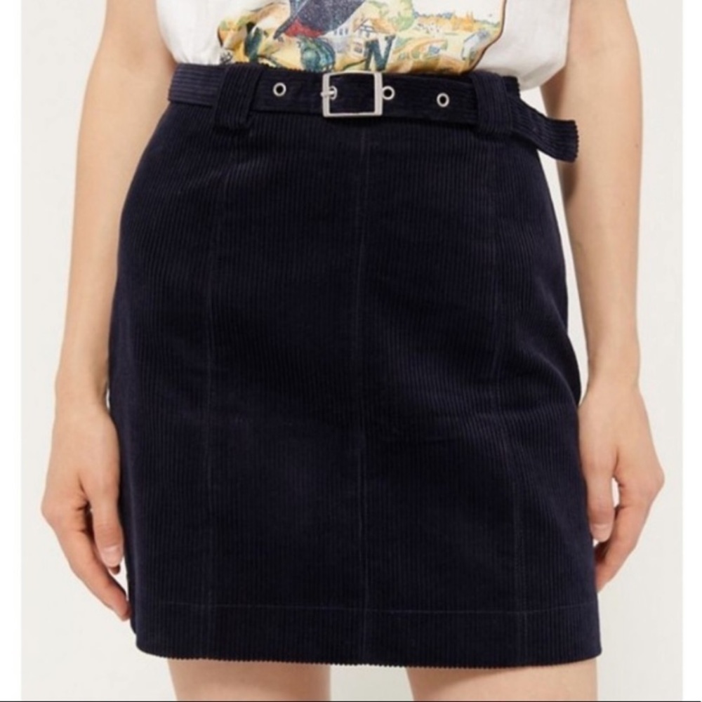 Urban Outfitters Belted Corduroy Mini …